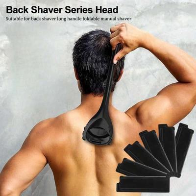 4/6pcs Back and Body Razor Replacement Refill, Replacement Blades for Back Razor, Replacement Blades Back Razor, Effective Back Shaving Practical