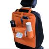 Seat Back Protector Waterproof Multiple Pockets Felt Protector For Seat Back Easy Installation Car Interior Storage Bag