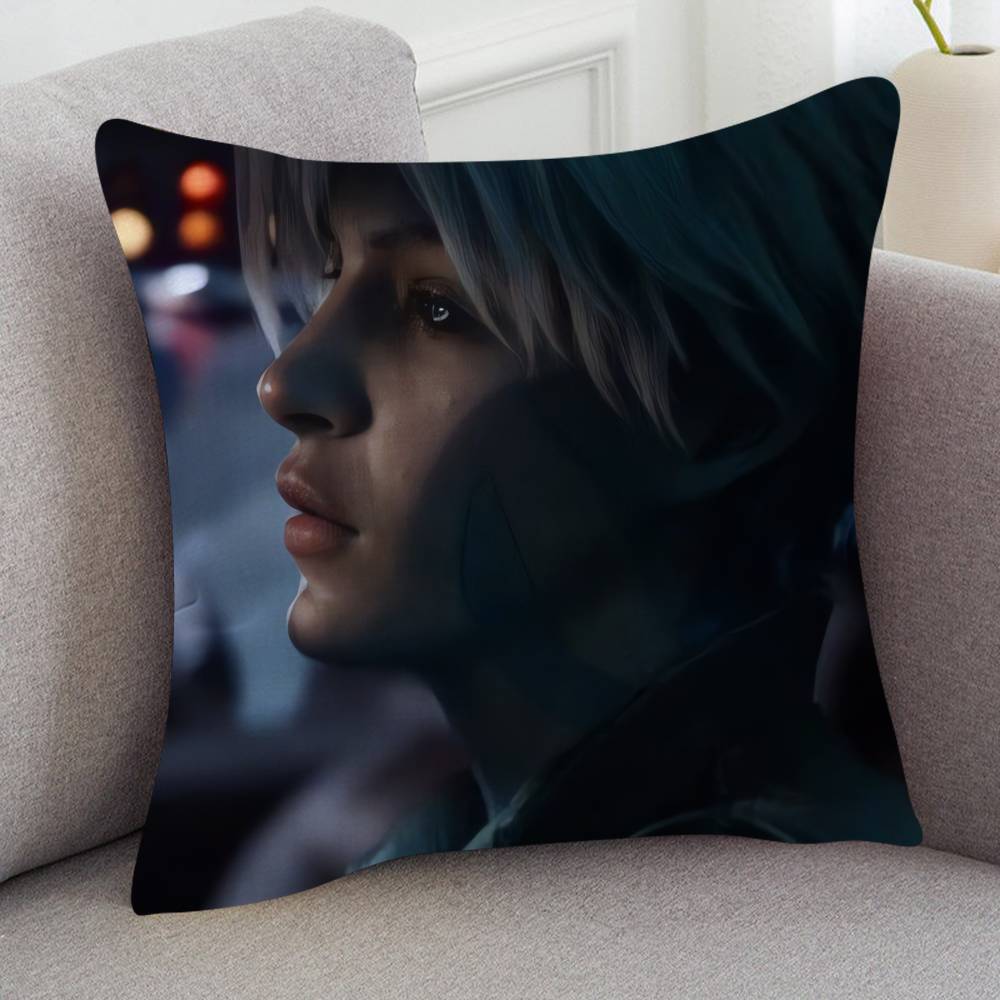 Movie Ready Player One Cute Cartoon Twodimensional Pillowcase Bedroom Sofa Cushion Cover Nap Pillow Cover