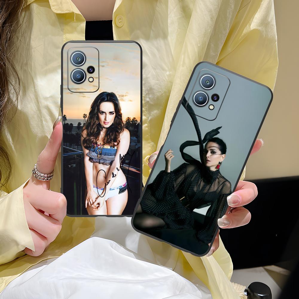 Ana de la Reguera Matte TPU Mobile Phone Case for Huawei P60 P50 P40 P30 P20 P10 P9 P8 Pro Lite Plus Colorful Printing Cover