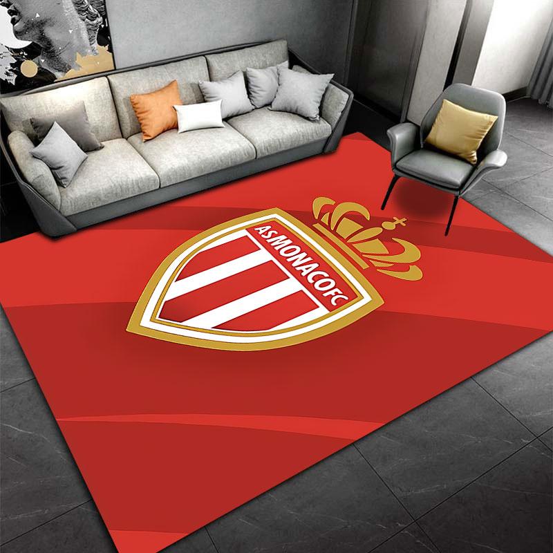 AS Monaco FC Logo Carpet suitable as a non-slip mat for the living room or bedroom sofa