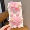 2025 New Kids Flower Hair Ties: Princess-style 3D Hair Bows, High Elasticity & Non-damaging Hair Accessories for Girls
