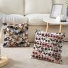 Cute Dog Face Pattern Pillow Case Home Decor Throw For Sofa Bed Car Room Decor Gift Idea