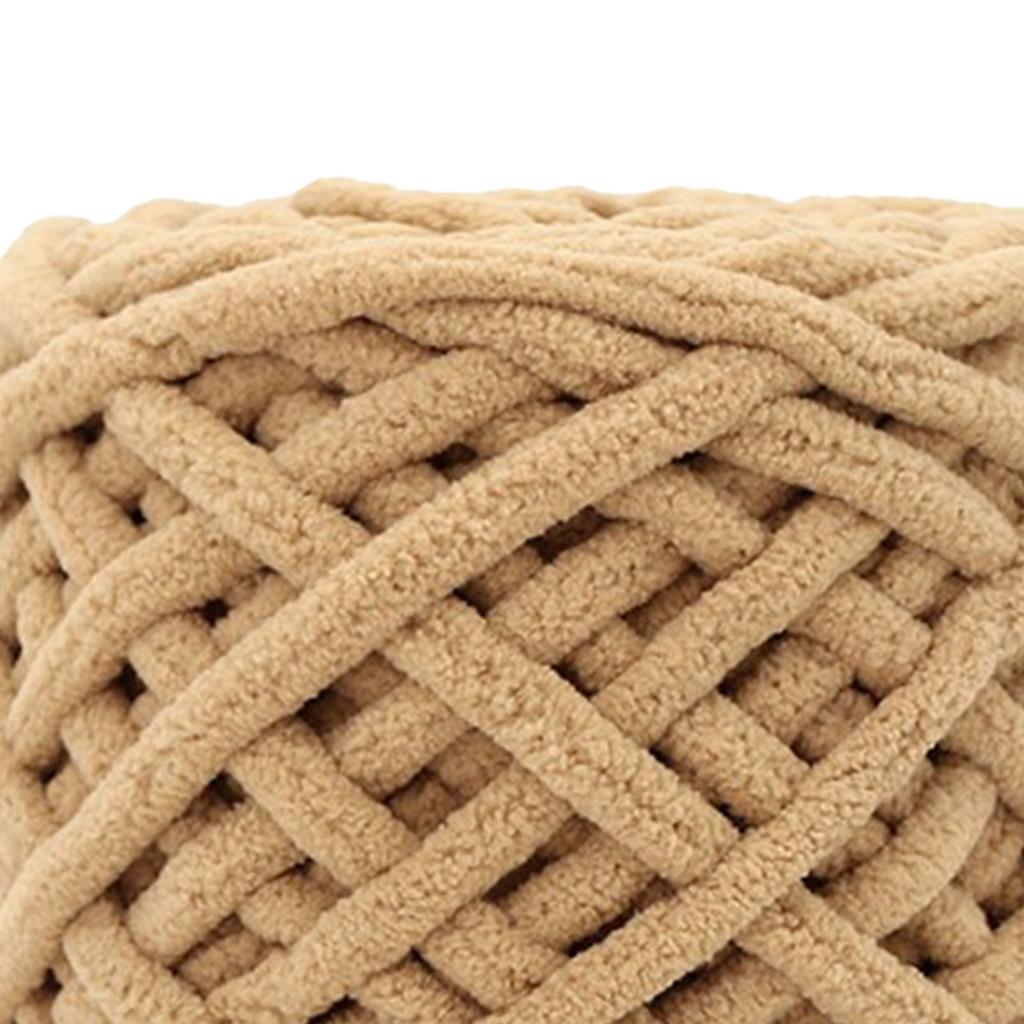 3 Nystan Supertjockt Garn Khaki Grå Svart Färg Hudvänligt Används Ofta Tjockt Stickgarn för Halsduk Toffel Matta