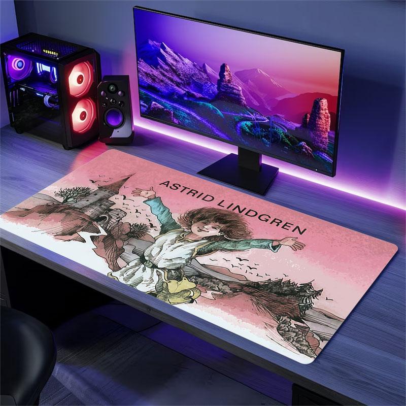 Ronja Mouse Pad, Large Gaming Desk Mat, Non-slip XXL Mousepad for Laptop & Tablet, Mini PC Playmat with Stitched Edges