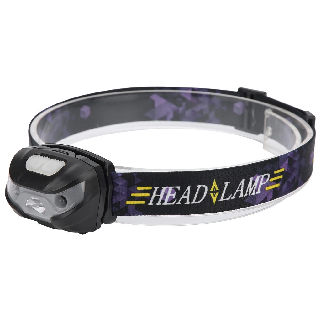 LED Stirnlampe mit hoher Helligkeit Frontlicht Wasserdicht USB-Aufladung für Camping Angeln