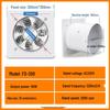 Powerful Silent Kitchen Window Exhaust Fan – Metal Square Oil & Smoke Extractor
