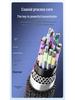 Thunderbolt 5 Type-C Cable: 80Gbps, 16K Display, 240W Charging, Thunderbolt 4 Compatible.