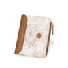 Minimalist Flower Pattern Women Double Fold Square Wallet With Card Slot For Daily Use And Antitheft Protection