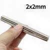 N35 NdFeB Permanentní magnetické imany Kulatý Super Silný Magnet Silné Neodymové Magnety Lednicový Magnet 2x2mm