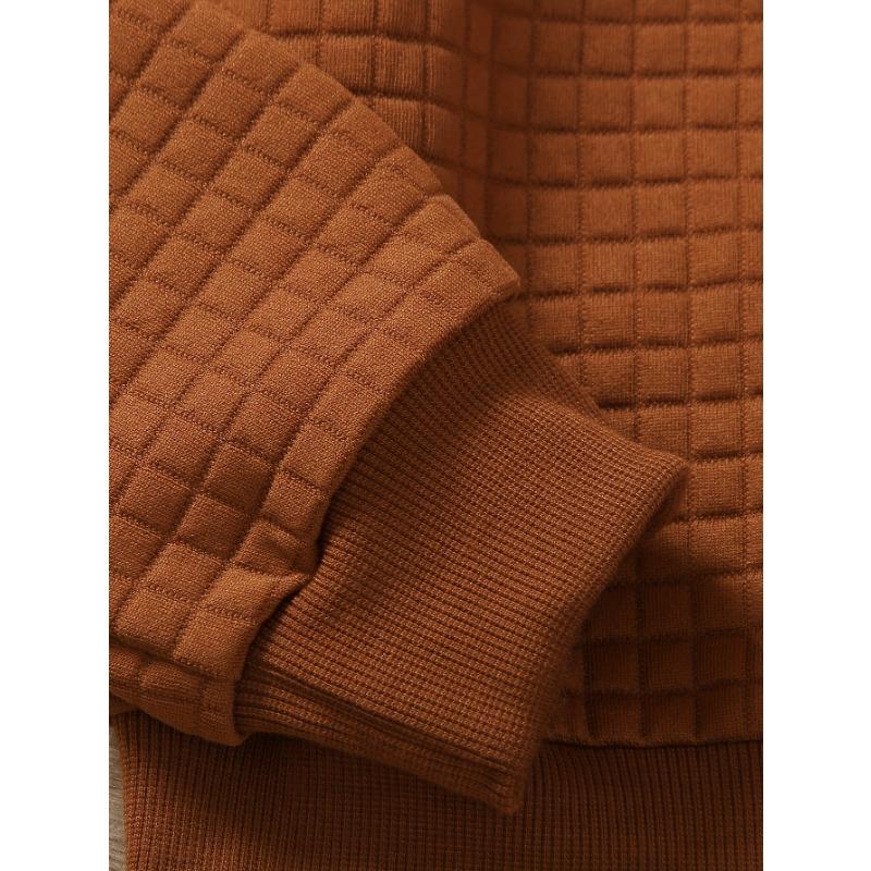 Two-Piece Girls' Casual Leopard Print Set with Heart Pattern - Brown White Long Sleeve Top Pants, Perfect for Fall/Winter