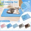 Pet Cooling Mat Ice Silk Cooling Pad for Dogs and Cats Breathable Non-Toxic Durable Cooling Mat Suitable for Indoor Outdoor Use