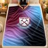 Flaneldecke West Ham United Fußball Warm Weich Überwurfdecke für Innen Sofa Bett Wohnzimmergebrauch