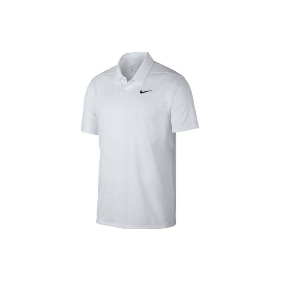 Nike Solid Color Polo Shirt With Logo Men tops White CU9792-100