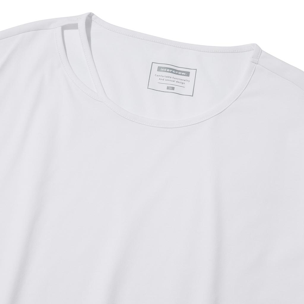 INTERCREW Women'S Layering Mid-Length Short Sleeve T-Shirt White Itz2Tr52Awh