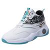 Men's Shoes Spring New Men's Basketball Shoes PU Surface Breathable Sports Shoes Fashion High-top Platform Casual Men's Shoes