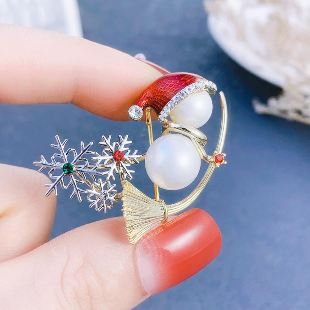 Enamel Zinc Zinc Alloy Male Female Fashion Jewelry Christmas Women Badge Korean Style Pin Christmas Brooches