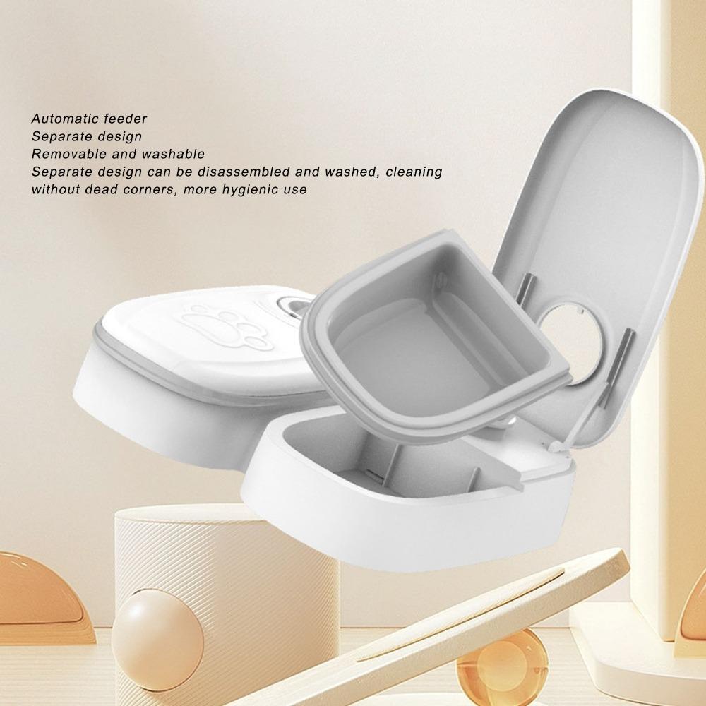 Multifunction Timed Cat Food Dispenser Intelligent Pet Feeder  for Cats and Dogs