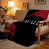 Throw High-Density Short Plush Blanket For Sofa Nap Air-Conditioned Room Soft Skin-Friendly Dracula