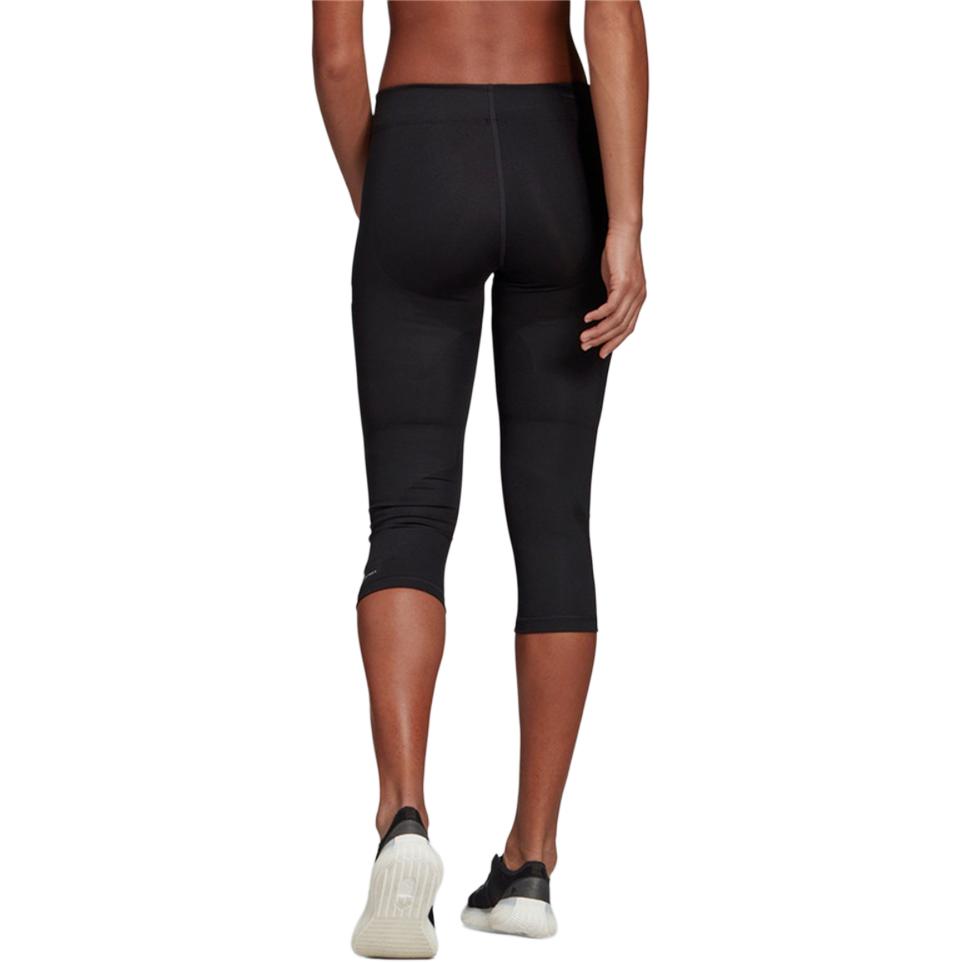 Adidas Comfortable Fashionable Breathable Moisture-Wicking Soft Skin-Friendly Slim Fit Training Seven-Point Sports Shorts Women Shorts Black DT9298