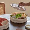 Snack Platter Divided Serving Platter Kitchen Decor Divided Serving Bowls 5 Compartments Removable Dishes for Home Business