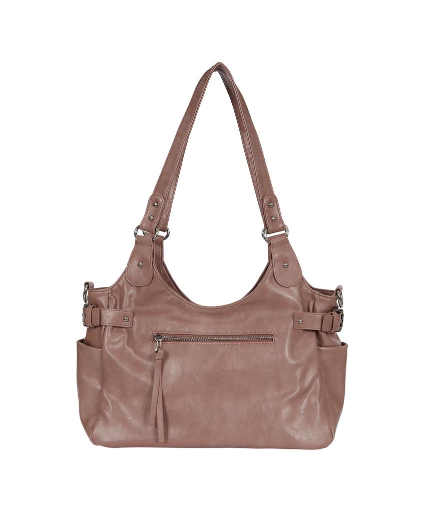 Illigo Amber Buckle Shoulder Bag Pink