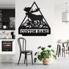 Custom Metal Wall Art Moose Silhouette Personalized Unique Home Indoor Outdoor Decor Garden Kitchen