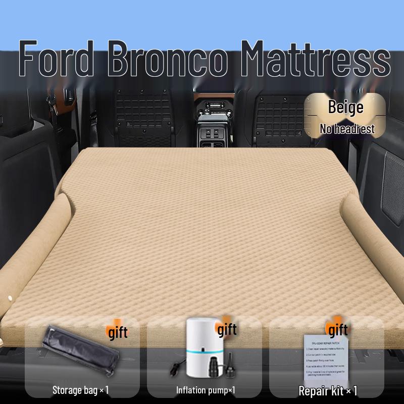 Ford Mustang Trunk Mattress Inflatable Car Bed & Rear Seat Sleeping Pad Standard