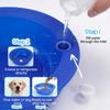 Grote Plastic Voerbak voor Honden en Katten - IJskom voor Zomerse Hitte