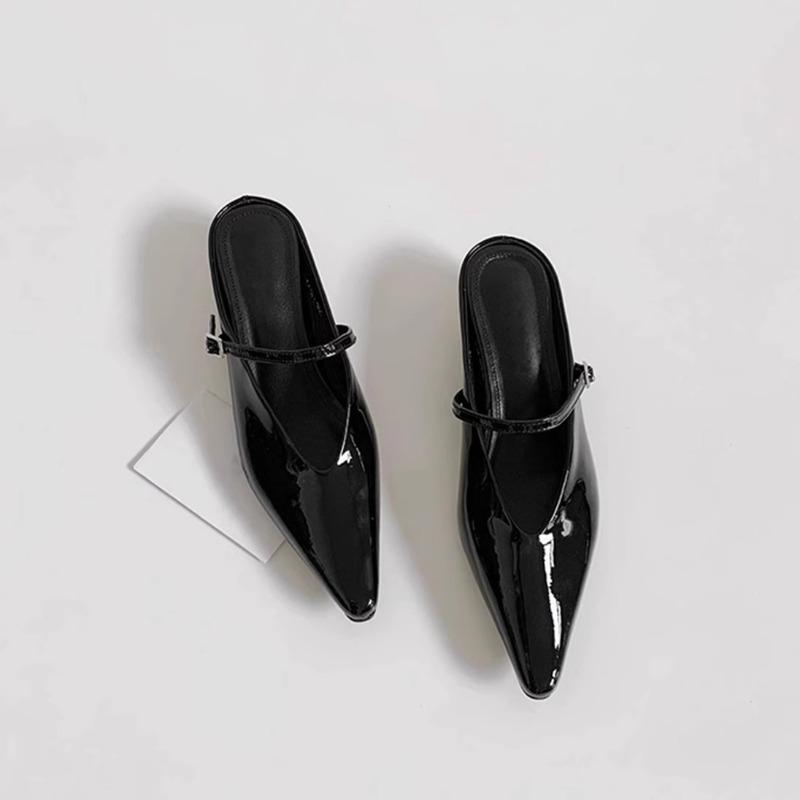 

Fashion New Style Luxury Women s Summer Solid Color Women S Faux Leather Fashion Loafers Women S Summer Sandals Outdoor Slippers 35