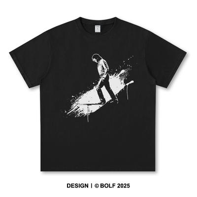 Thriller Album Bedrucktes Herren-T-Shirt 100% Baumwolle Übergroßes Vintage MJ Grafik-T-Shirt für Männer Musikliebhaber Tops