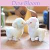 Adorable Fluffy Lamb Plush Keychain Soft Cotton Cute Sheep Bag Charm