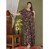Beautiful Printed Women Maxi Nighty Indian Bollywood Summer Wear Night Gown