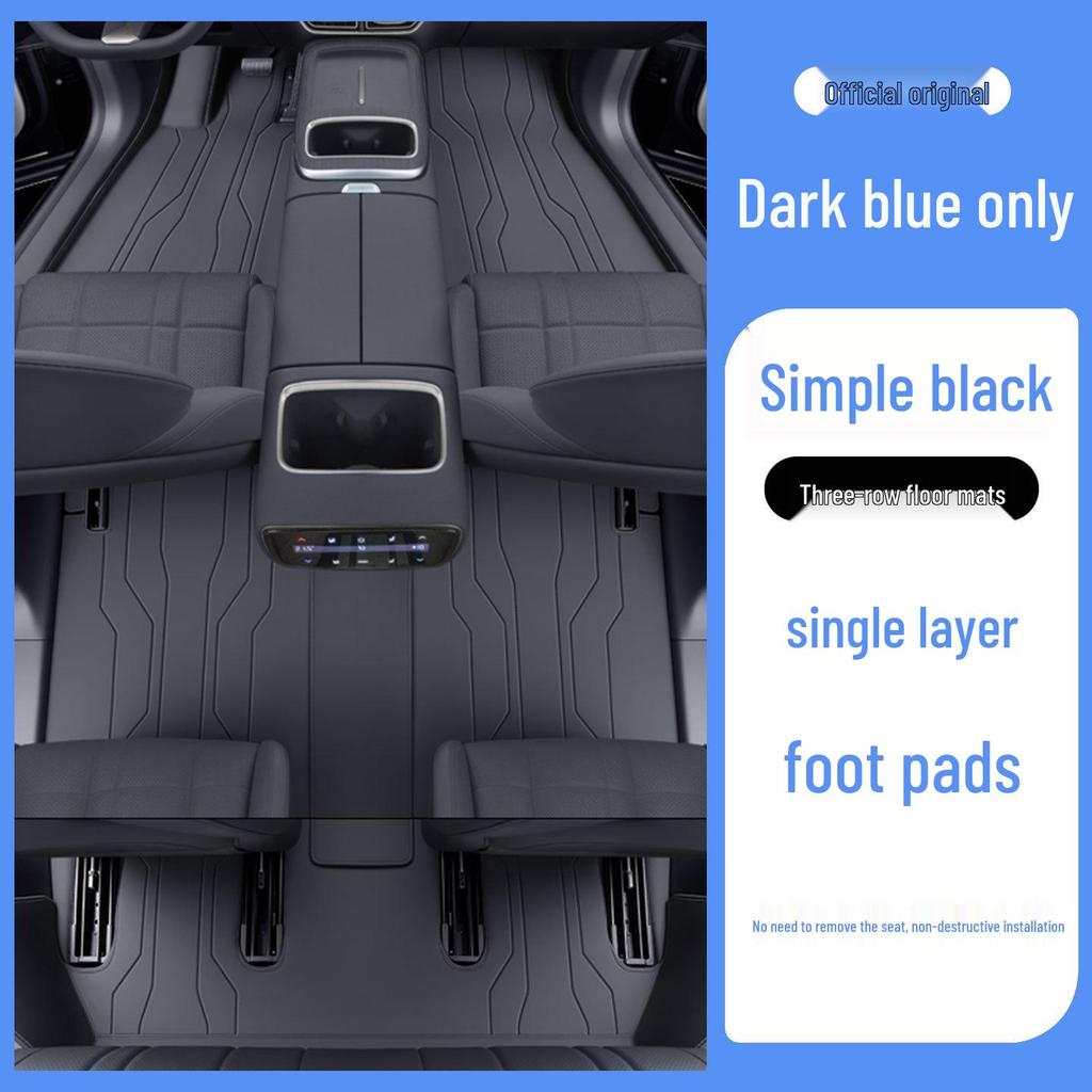 Deep Blue S09 Full Coverage Eco-Friendly Leather Car Floor Mats
