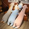 Soft Stuffed Alpaca Cattle Hippo Plush Pillow Animal Long Pillow Sleeping Plushie Cushion Children Baby Birthday Gifts
