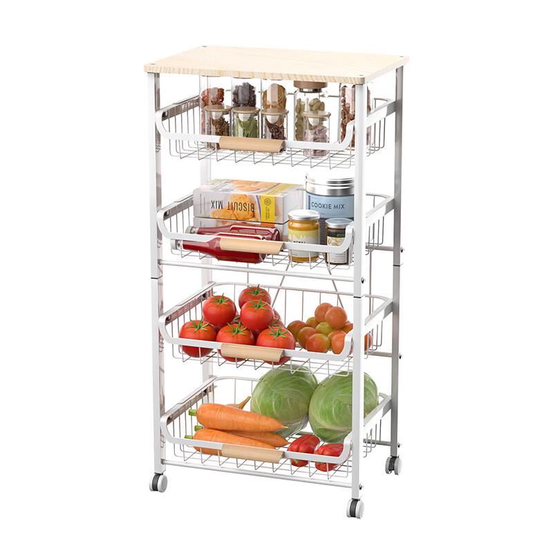 ZISIZ 5-Tier Kitchen Pull-Out Storage Cart