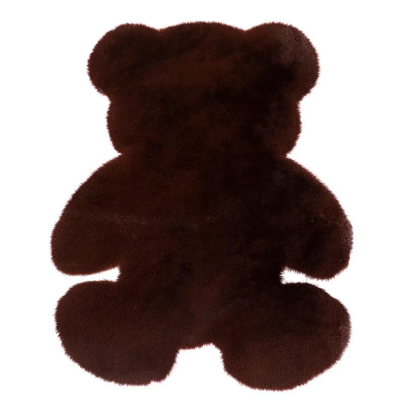 Super Soft Cute Bear Shaped Carpet Bedroom Soft Bedside Carpet Living Room Bathroom Non-slip Foot Mats Home Decor