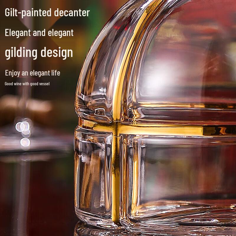 Lead-Free Crystal Glass Wine Decanter