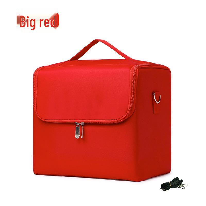 

Роскошная водонепроницаемая сумка для хранения макияжа и нейл-арта - Большая вместимость, многофункциональный бьюти-кейс