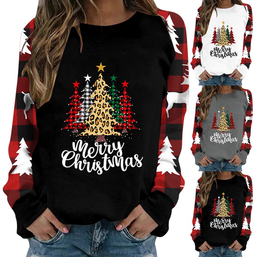 Women Casual Loose Round Neck Drop Shoulder Long Sleeve Sweater