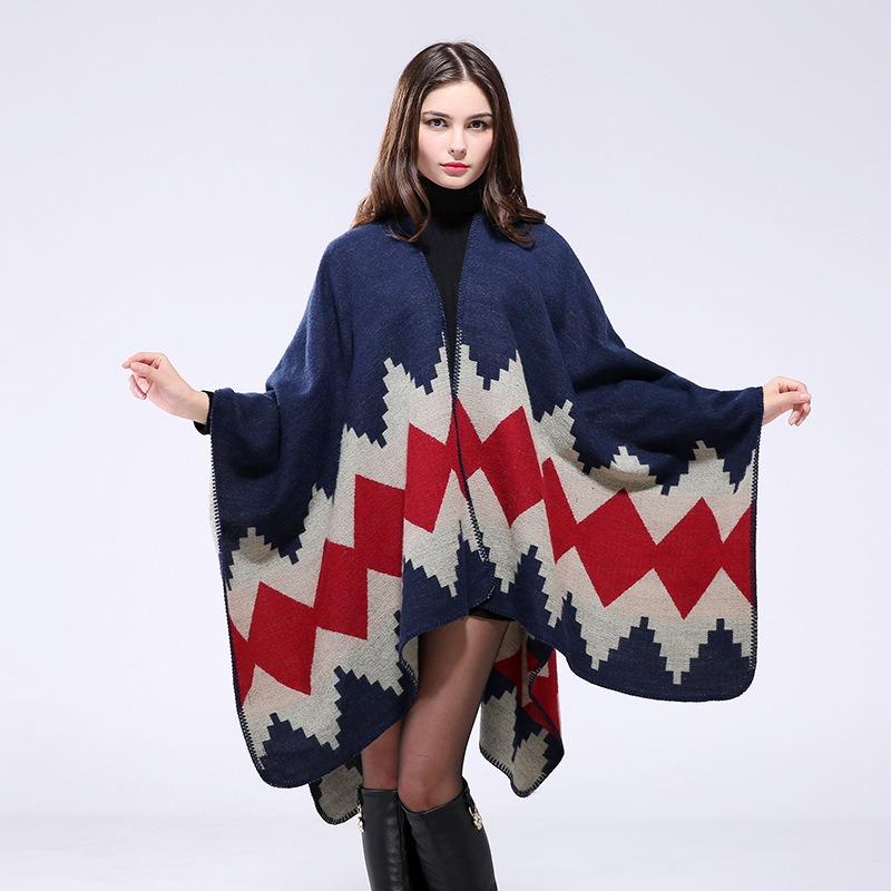 AEC hand-sewn edge thickened and lengthened open hot-selling cape air conditioner warm decorative shawl scarf