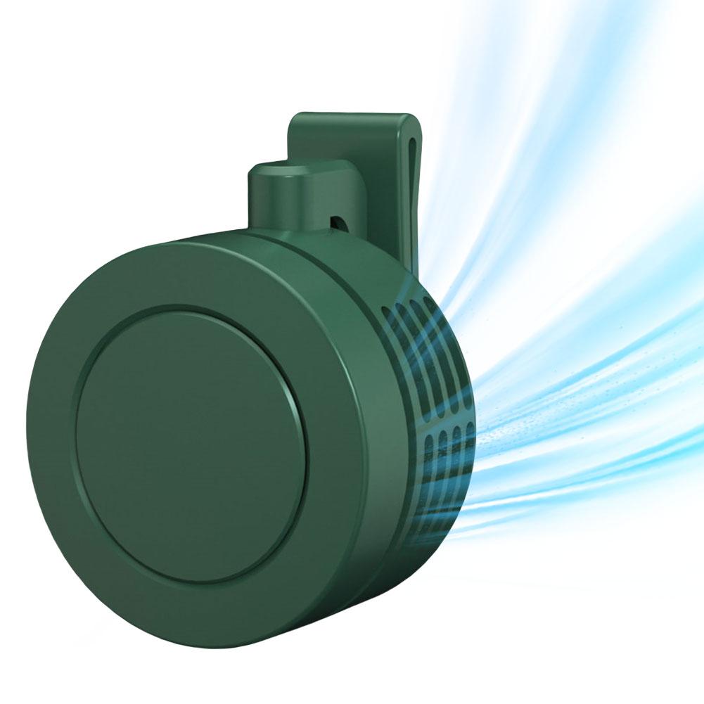 Portable Fan Mini Handheld Rechargeable Bladeless Electric Fan Clip Waist Fan Suitable for Outdoor Ventilation Desktop Small Fan