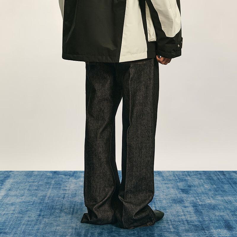 CROQUIS Men's 2025 Autumn Loose Wide-Leg Denim Jeans