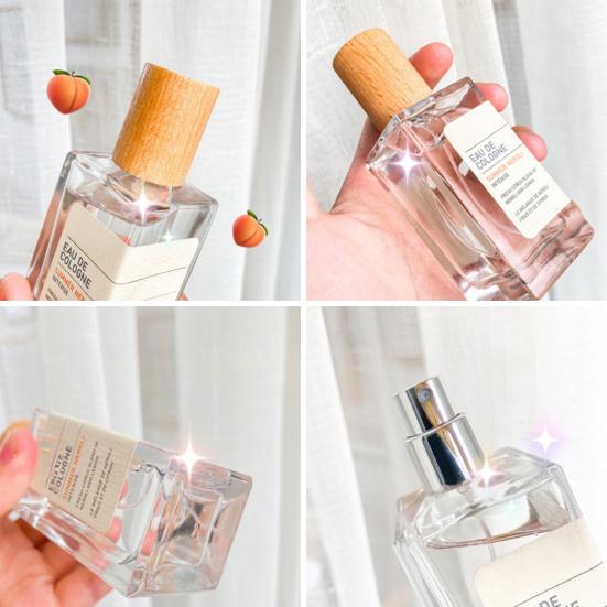 50ML Women's Perfume with Floral, Fruit, Woody, Amber, and Candy Notes - Long-lasting Soothing Scent