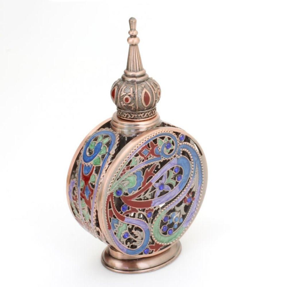 Metal Middle East Wedding Refillable Bottles Essential Oils Bottle Dropper Bottles Perfume Bottle