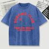 Surfing Club Time On Beach Civilion Print Retro Tee Shirts Summer Cotton Loose Men T Shirt Soft Sportwear Washed Clothes