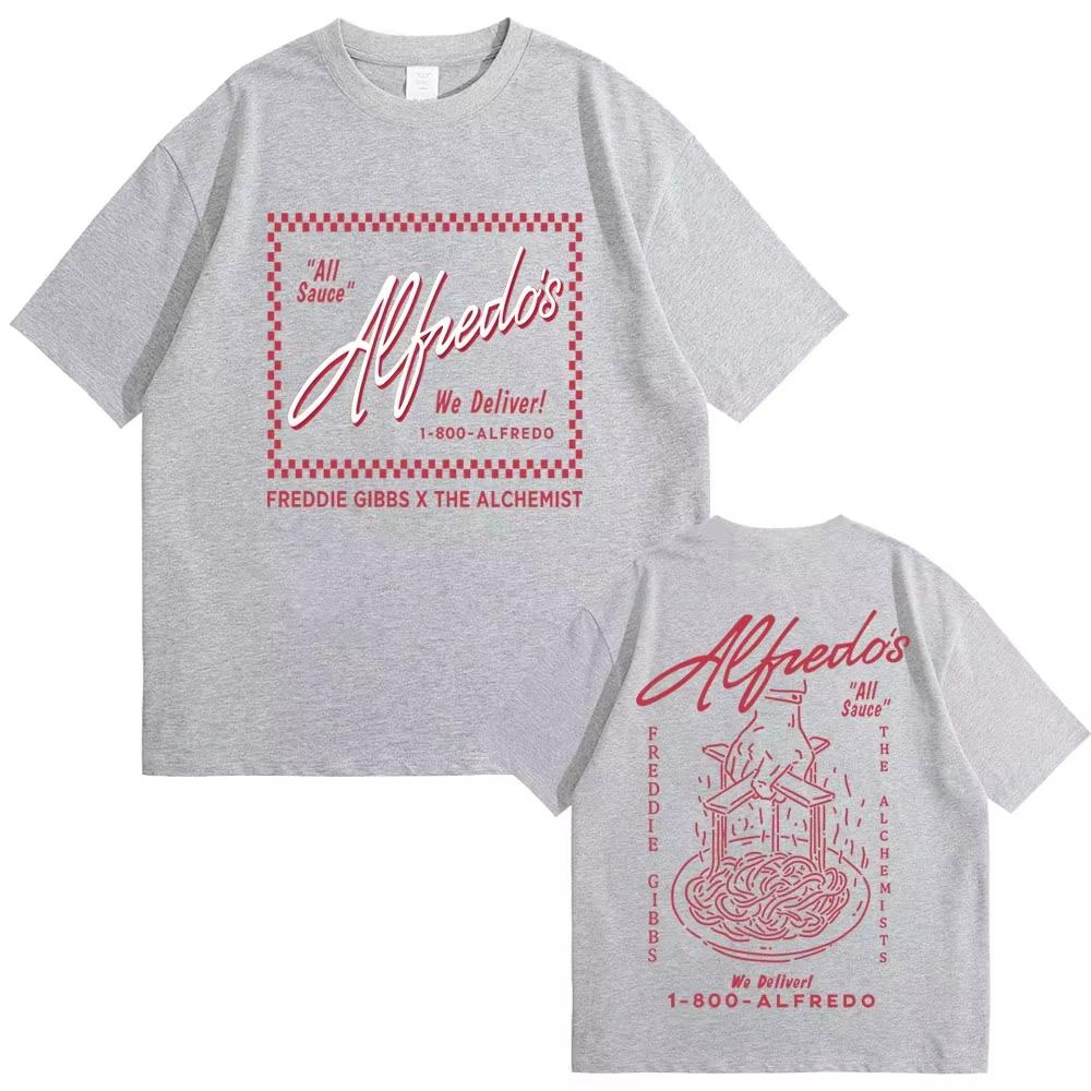 

Rapper Freddie Gibbs Alfredo Cotton Mens Oneck Shirt Graphics Womens Summer Retro Gothic HipHop High Quality Luxury Tshirt 4XL