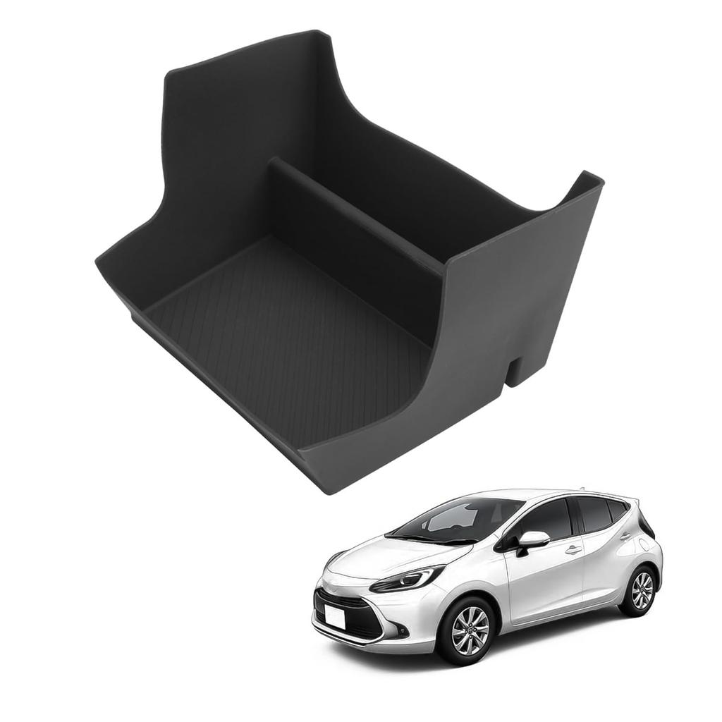 HUAHAO Toyota Aqua MX Series Front Console Aqua Car Storage Box with Console Box for New Scratch and Stain Easy To Clean and Install Tray, Organizer,