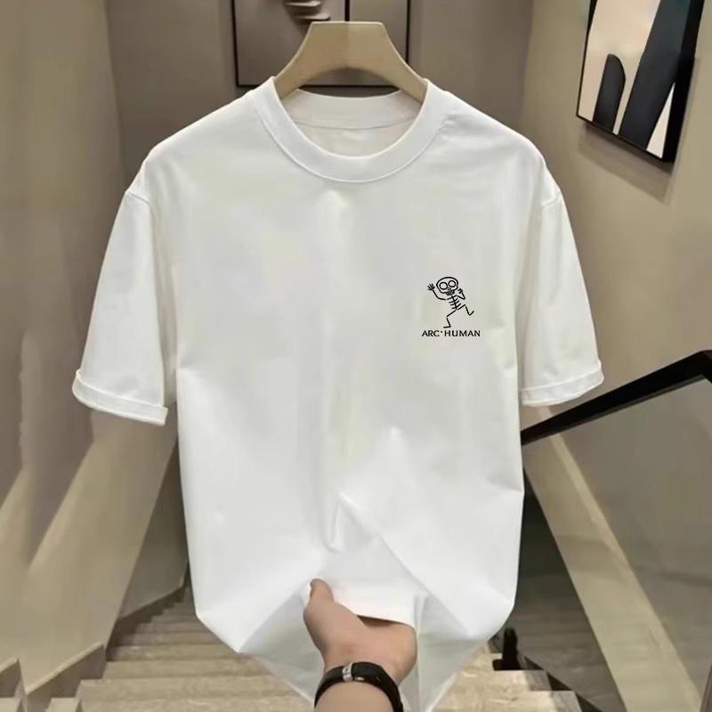 American Ruffian Handsome Pure Cotton Short-Sleeved T-Shirt Men'S And Women'S Trendy Brand Street Loose And Versatile Short-Sleeved Top