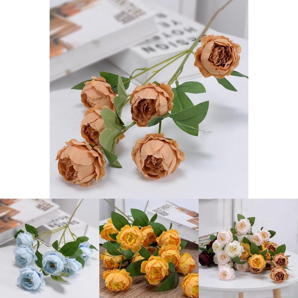 Premium Silk Paeonia Suffruticosa Artificial Flowers For Home Decor And Special Occasion Events